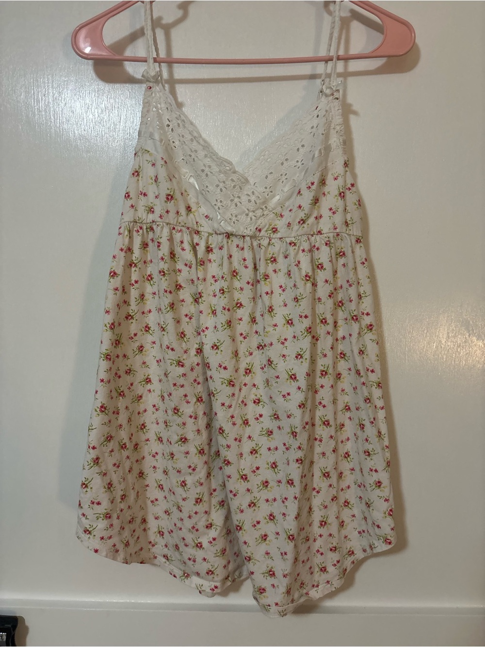 Victoria’s Secret Floral Lace Cami Dress Nightie